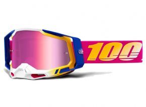 100% Racecraft 2 Goggles Mission/Pink Lens 2023