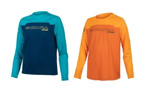 Endura Kids Mt500 Burner Long Sleeve Jersey - Lightweight Trail Tech Jersey with casual appeal