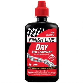 Finish Line Teflon Plus Dry 4oz/120ml Bottle - Quickly cleans mud dirt and road grime off your bike with little or no scrubbing