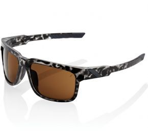 100% Type-s Sunglasses Matt Black Havana/bronze Lens