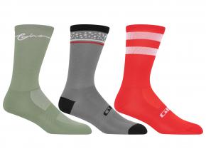 Giro Comp High Rise Socks - Lightweight smooth and fast bikes for commutes and fitness.