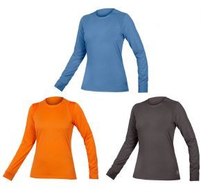Endura Singletrack Womens Long Sleeve Jersey - Lightweight Packable Weather Protection