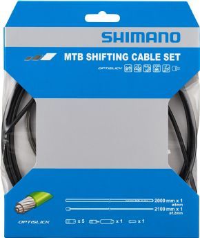 Shimano Mtb Gear Cable (inner/outer) Rear Only Optislick Coated Stainless Steel Inners - THE MOST SPACIOUS VERSION OF OUR POPULAR NV SADDLE BAG 
