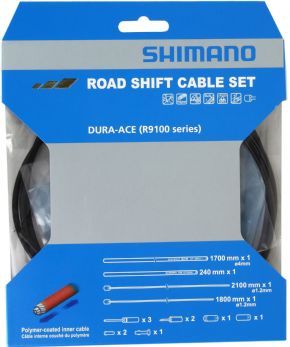 Shimano Rs900 Road Gear Cable Set Polymer Coated Inners - Super-compact and lightweight design for a multitude of cycling uses