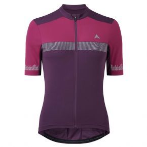 Altura Nightvision Womens Short Sleeve Jersey Purple - A STYLISH TECHNICAL MUST HAVE JERSEY FOR ANY REGULAR COMMUTER